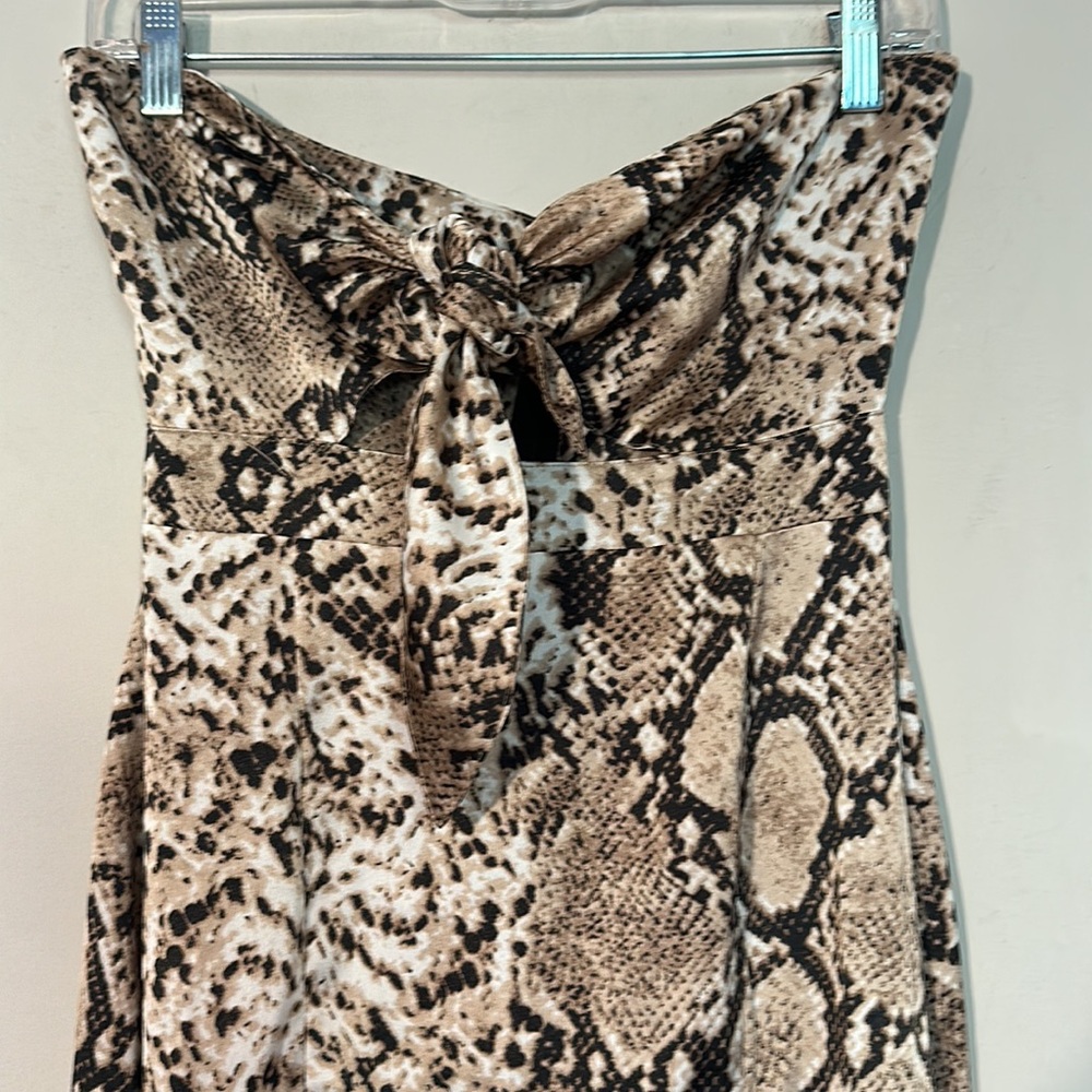 Lioness x Revolve Animal Snake Print Maxi Dress Party Festival women size XS - Picture 6 of 10